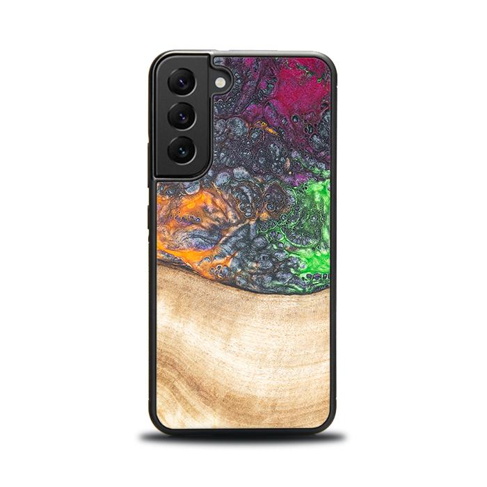Samsung Galaxy S22 Handyhülle aus Harz und Holz - Synergy#F6