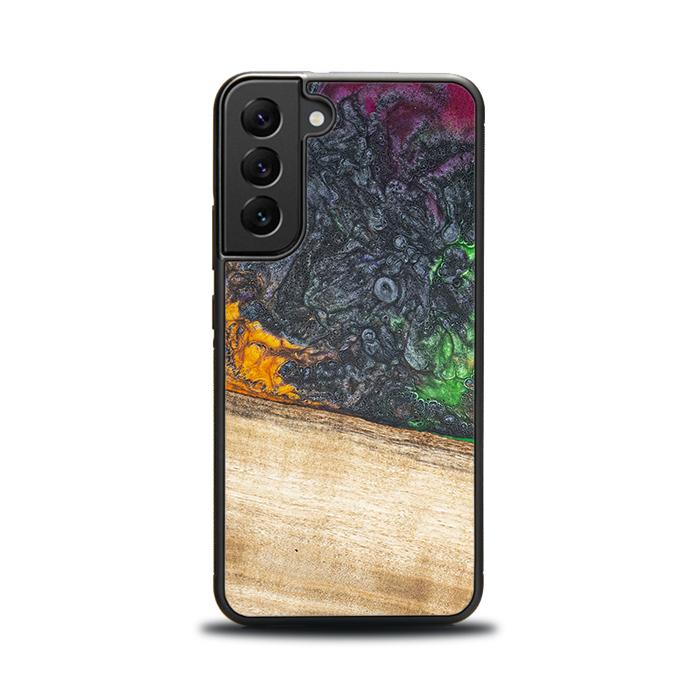 Samsung Galaxy S22 Handyhülle aus Harz und Holz - Synergy#F8