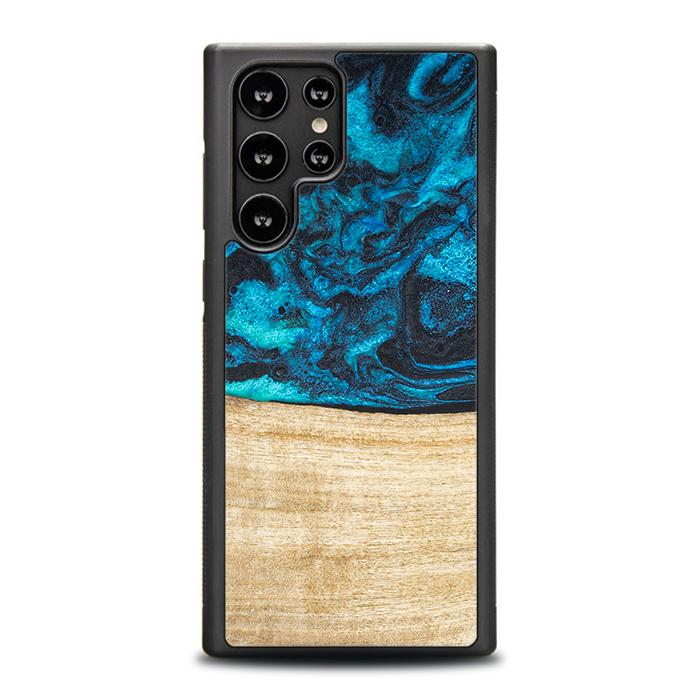 Samsung Galaxy S22 Ultra Handyhülle aus Harz und Holz - Synergy#F11