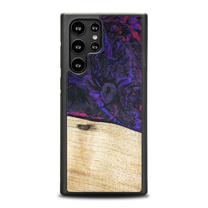Samsung Galaxy S22 Ultra Handyhülle aus Harz und Holz - Synergy#F18