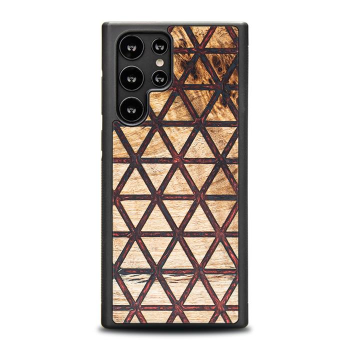 Samsung Galaxy S22 Ultra Handyhülle aus Harz und Holz - Synergy#F22