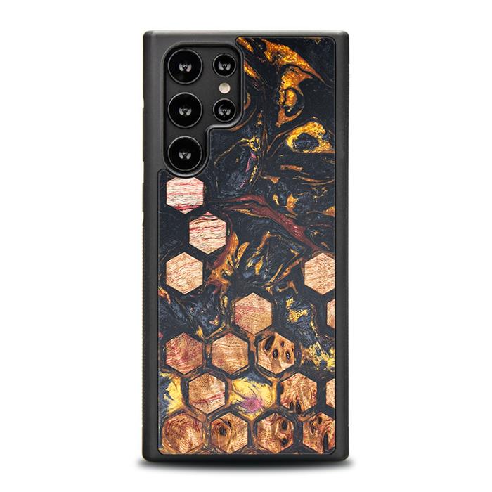 Samsung Galaxy S22 Ultra Handyhülle aus Harz und Holz - Synergy#F26