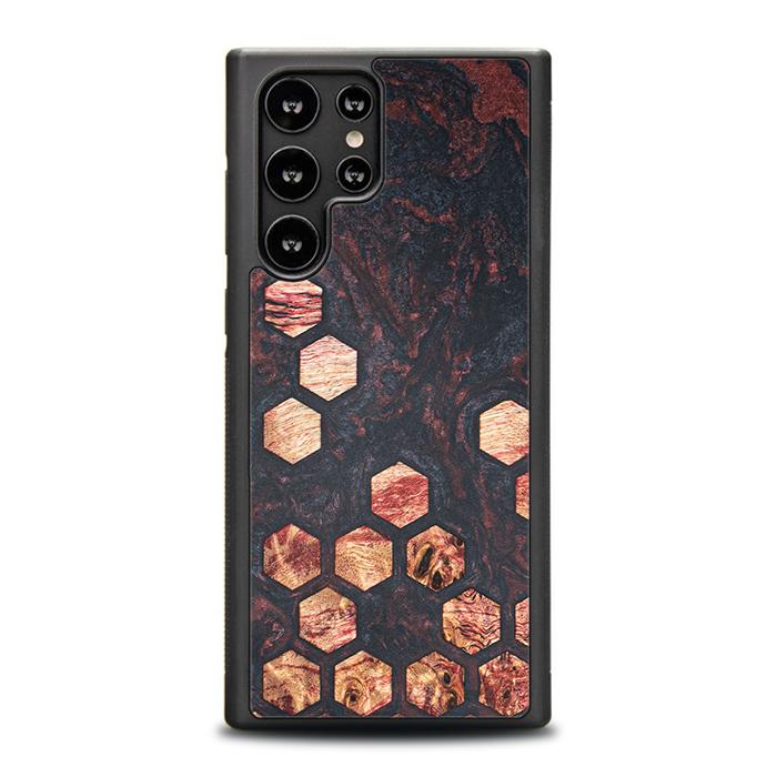Samsung Galaxy S22 Ultra Handyhülle aus Harz und Holz - Synergy#F27