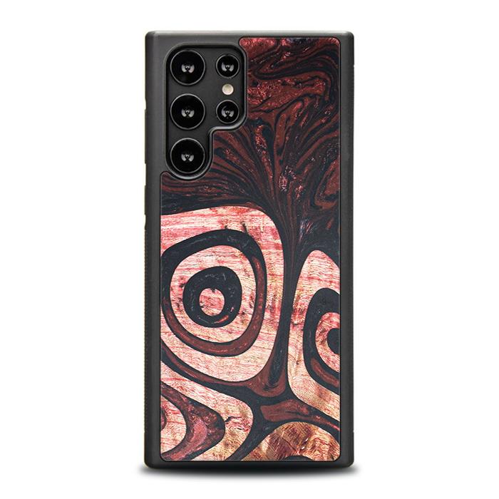 Samsung Galaxy S22 Ultra Handyhülle aus Harz und Holz - Synergy#F32