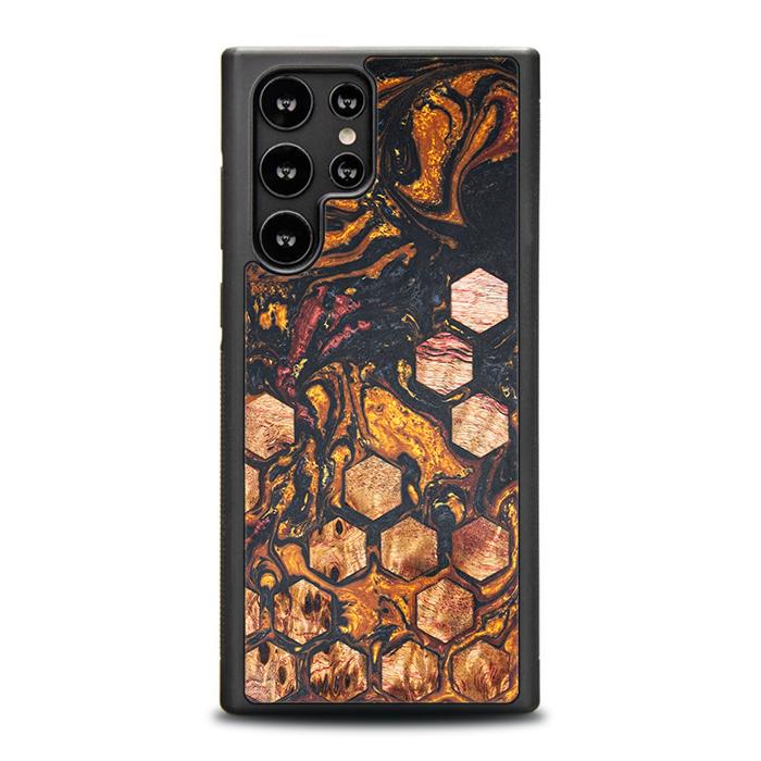 Samsung Galaxy S22 Ultra Handyhülle aus Harz und Holz - Synergy#F38