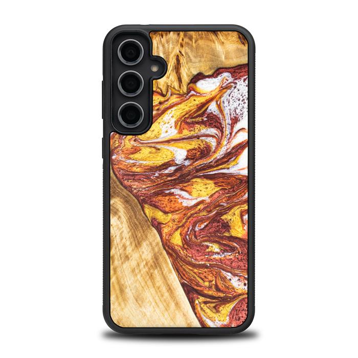 Samsung Galaxy S23 FE Handyhülle aus Harz und Holz - Synergy#E4