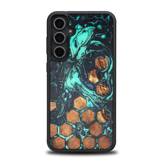 Samsung Galaxy S23 FE Handyhülle aus Harz und Holz - Synergy#F28