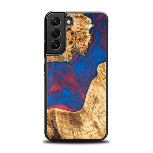 Samsung Galaxy S23 Plus Handyhülle aus Harz und Holz - Synergy#E10