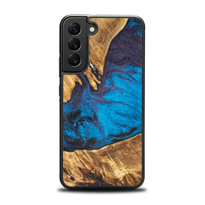 Etui na telefon Samsung Galaxy S23 Plus wykonane z żywicy i drewna - Synergy#E21