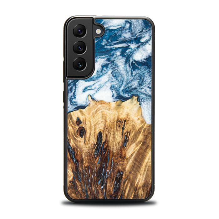 Samsung Galaxy S23 Plus Handyhülle aus Harz und Holz - Synergy#E23