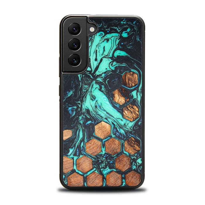Samsung Galaxy S23 Plus Handyhülle aus Harz und Holz - Synergy#F23