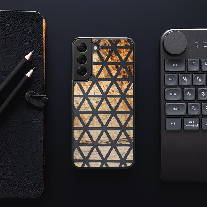 Samsung Galaxy S23 Plus Handyhülle aus Harz und Holz - Synergy#F29