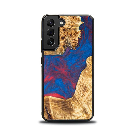 Samsung Galaxy S23 Handyhülle aus Harz und Holz - Synergy#E10