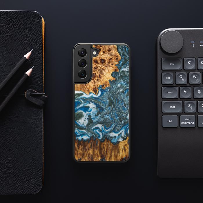 Samsung Galaxy S23 Resin & Wood Phone Case - Synergy#E17