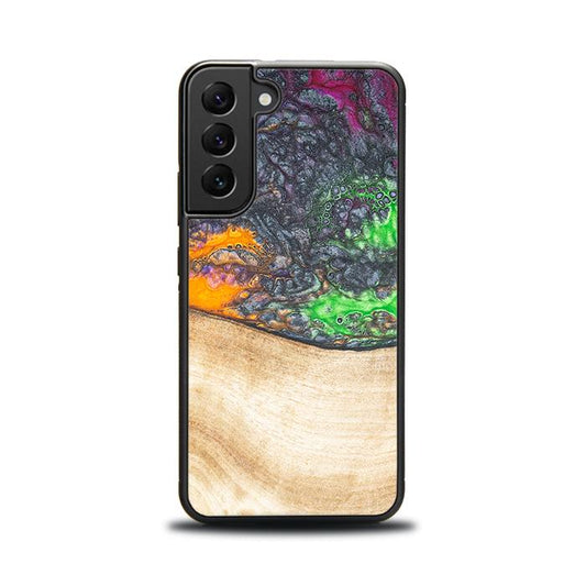 Samsung Galaxy S23 Handyhülle aus Harz und Holz - Synergy#F1