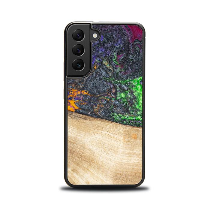 Samsung Galaxy S23 Handyhülle aus Harz und Holz - Synergy#F10