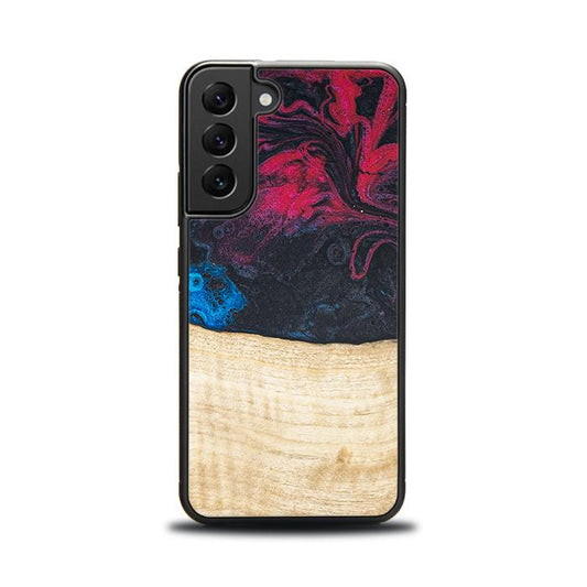 Samsung Galaxy S23 Handyhülle aus Harz und Holz - Synergy#F14