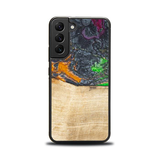 Samsung Galaxy S23 Handyhülle aus Harz und Holz - Synergy#F16