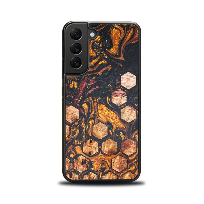 Samsung Galaxy S23 Handyhülle aus Harz und Holz - Synergy#F38