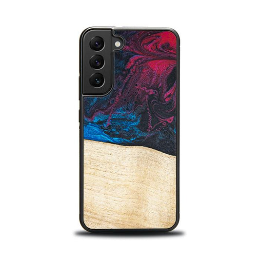 Samsung Galaxy S23 Handyhülle aus Harz und Holz - Synergy#F9