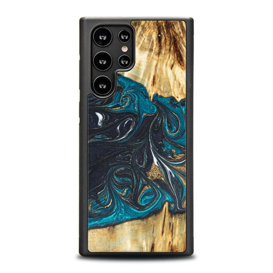 Samsung Galaxy S23 Ultra Handyhülle aus Harz und Holz - SYNERGY#E1