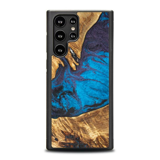 Etui na telefon Samsung Galaxy S23 Ultra wykonane z żywicy i drewna - Synergy#E21