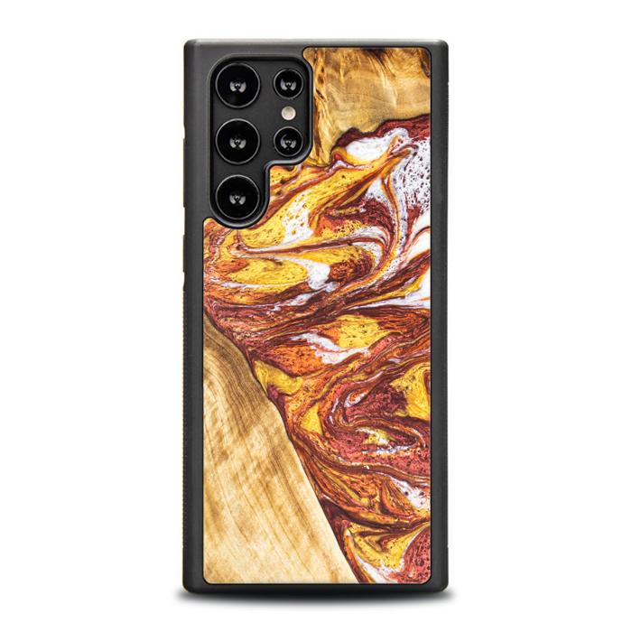 Samsung Galaxy S23 Ultra Handyhülle aus Harz und Holz - Synergy#E4