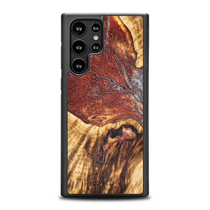 Samsung Galaxy S23 Ultra Resin & Wood Phone Case - Synergy#E9