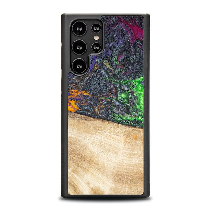 Samsung Galaxy S23 Ultra Handyhülle aus Harz und Holz - Synergy#F10
