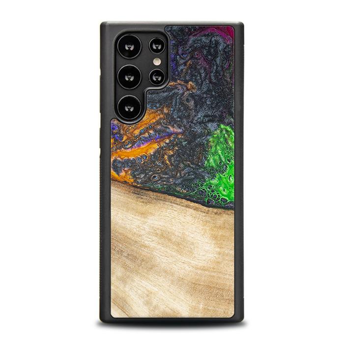 Samsung Galaxy S23 Ultra Handyhülle aus Harz und Holz - Synergy#F15