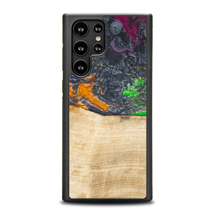 Samsung Galaxy S23 Ultra Handyhülle aus Harz und Holz - Synergy#F16