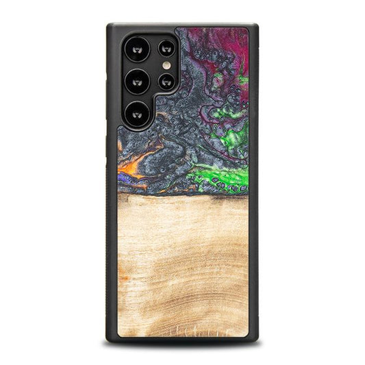 Samsung Galaxy S23 Ultra Handyhülle aus Harz und Holz - Synergy#F2
