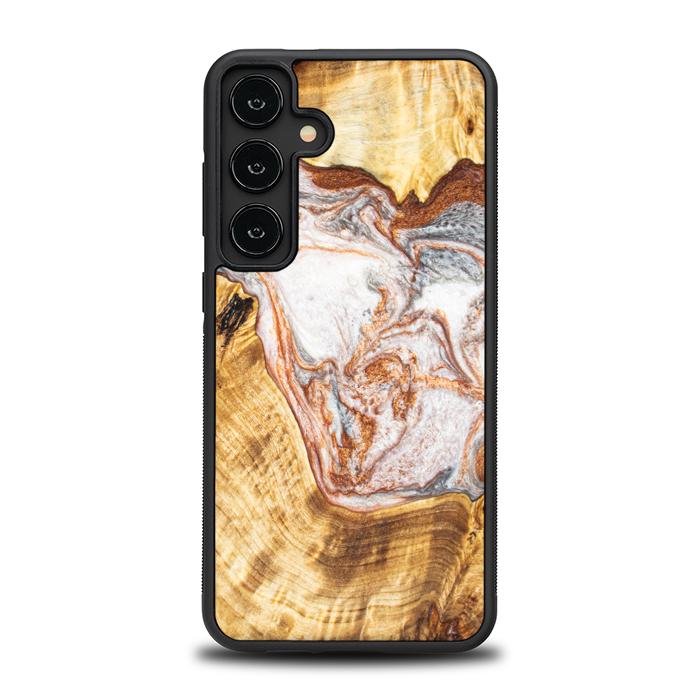 Samsung Galaxy S24 Plus Handyhülle aus Harz und Holz - Synergy#E5