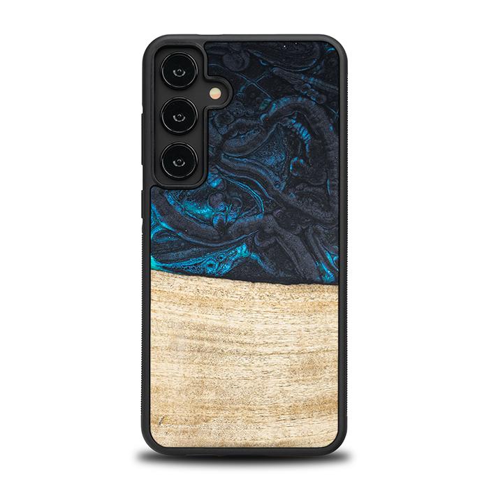 Samsung Galaxy S24 Plus Handyhülle aus Harz und Holz - Synergy#F13