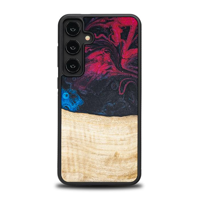 Samsung Galaxy S24 Plus Handyhülle aus Harz und Holz - Synergy#F14