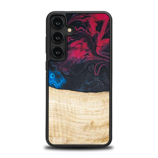 Samsung Galaxy S24 Plus Handyhülle aus Harz und Holz - Synergy#F14