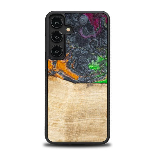 Samsung Galaxy S24 Plus Handyhülle aus Harz und Holz - Synergy#F16