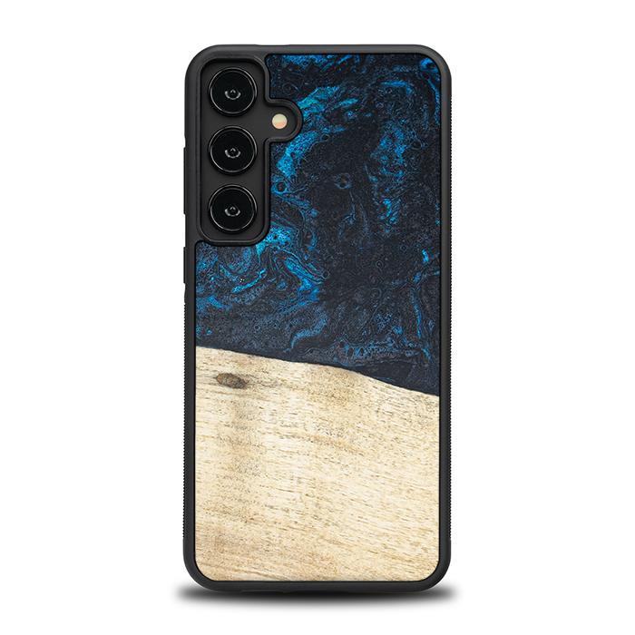Samsung Galaxy S24 Plus Handyhülle aus Harz und Holz - Synergy#F17