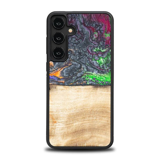 Samsung Galaxy S24 Plus Handyhülle aus Harz und Holz - Synergy#F2