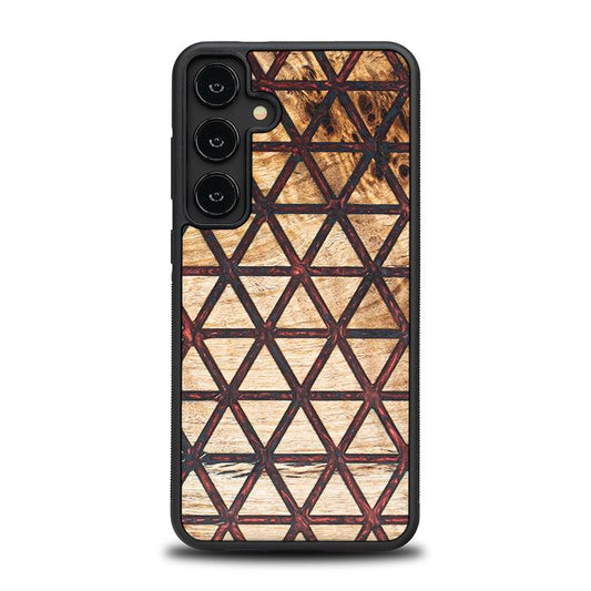 Samsung Galaxy S24 Plus Handyhülle aus Harz und Holz - Synergy#F22