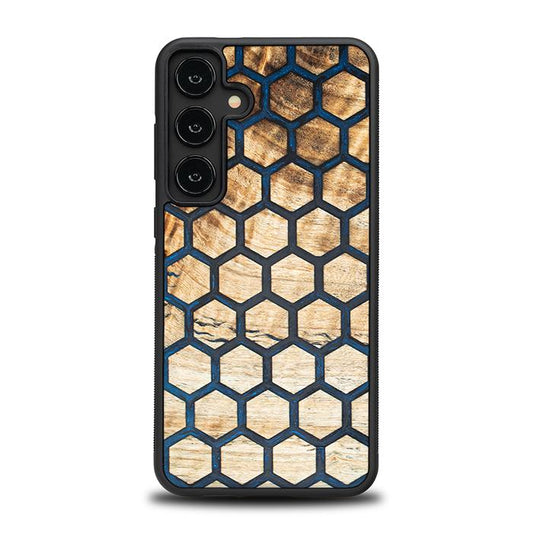 Samsung Galaxy S24 Plus Handyhülle aus Harz und Holz - Synergy#F36