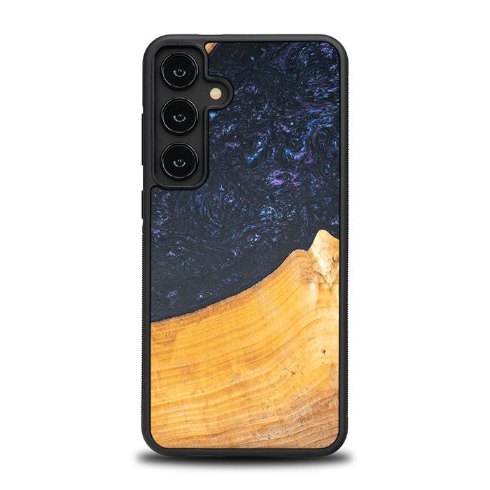 Samsung Galaxy S24 Plus Handyhülle aus Harz und Holz - Synergy#F37
