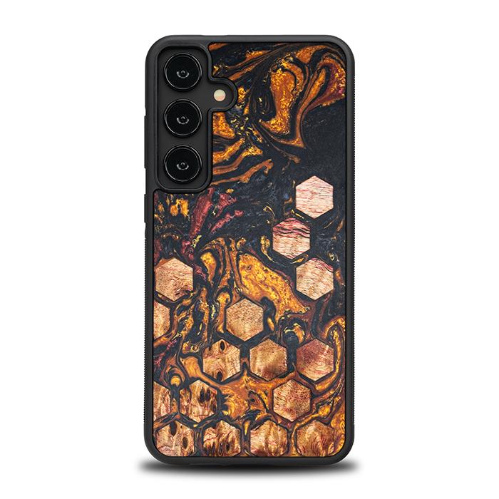 Samsung Galaxy S24 Plus Handyhülle aus Harz und Holz - Synergy#F38