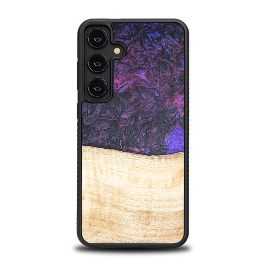 Samsung Galaxy S24 Plus Handyhülle aus Harz und Holz - Synergy#F4
