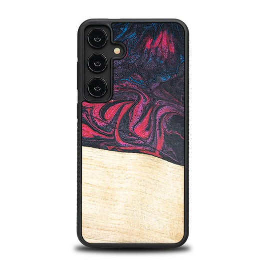 Samsung Galaxy S24 Plus Handyhülle aus Harz und Holz - Synergy#F5