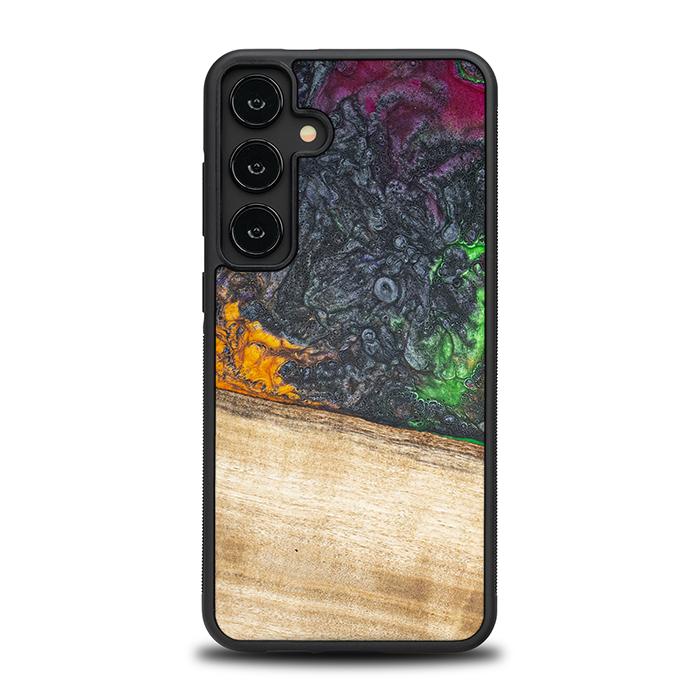 Samsung Galaxy S24 Plus Handyhülle aus Harz und Holz - Synergy#F8