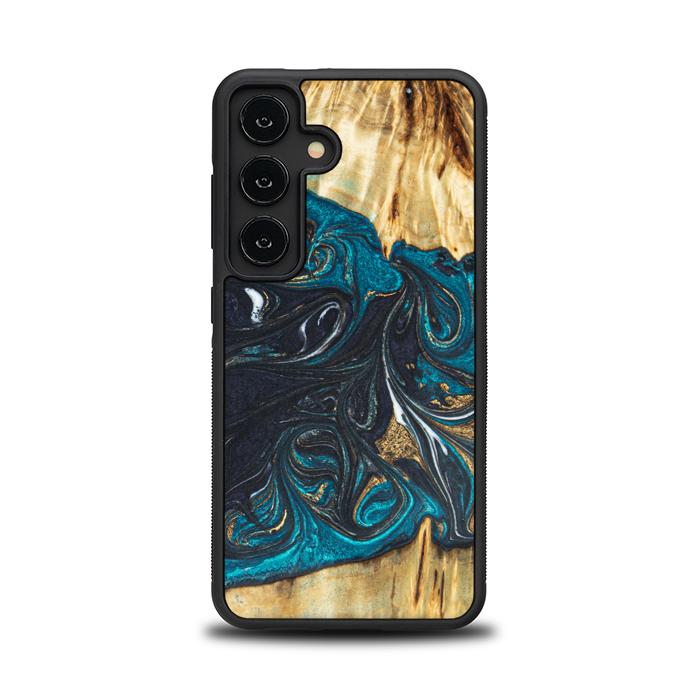 Samsung Galaxy S24 Handyhülle aus Harz und Holz - SYNERGY#E1
