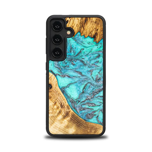 Samsung Galaxy S24 Resin & Wood Phone Case - Synergy#E13