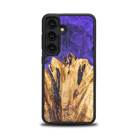 Samsung Galaxy S24 Handyhülle aus Harz und Holz - Synergy#E22