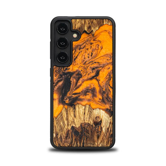 Samsung Galaxy S24 Handyhülle aus Harz und Holz - Synergy#E24